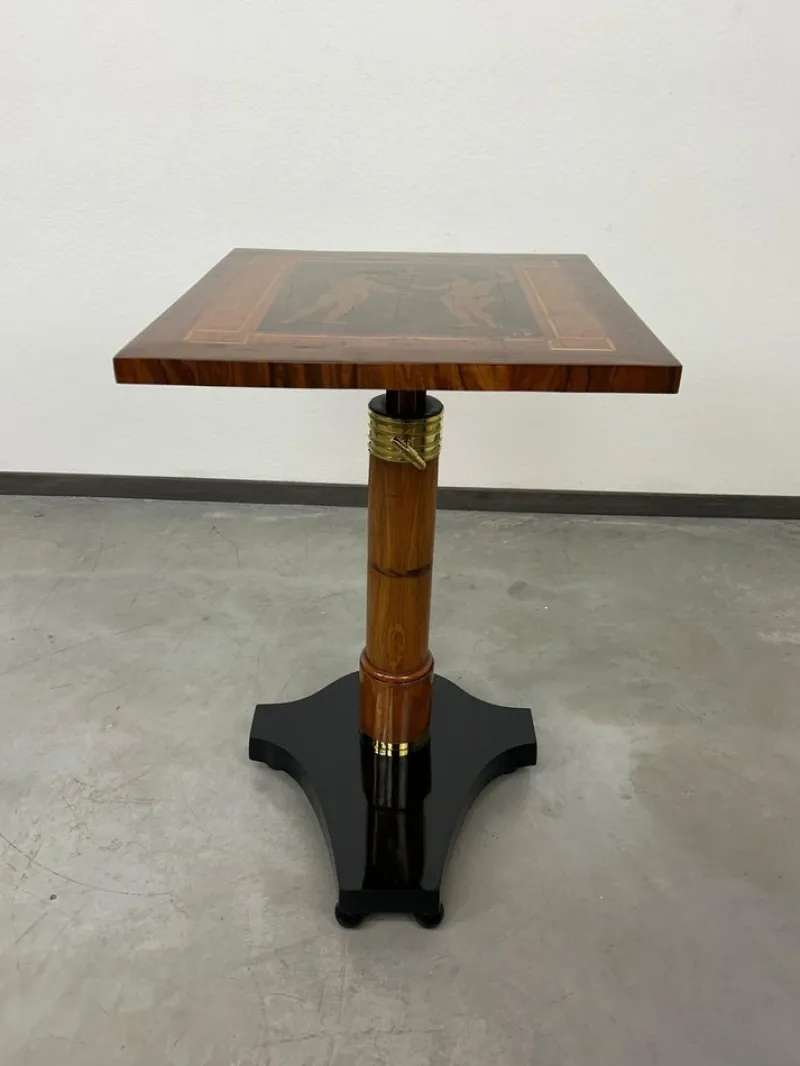 Online Pamono Adjustable Writing Table with Adam and Eve Inlay