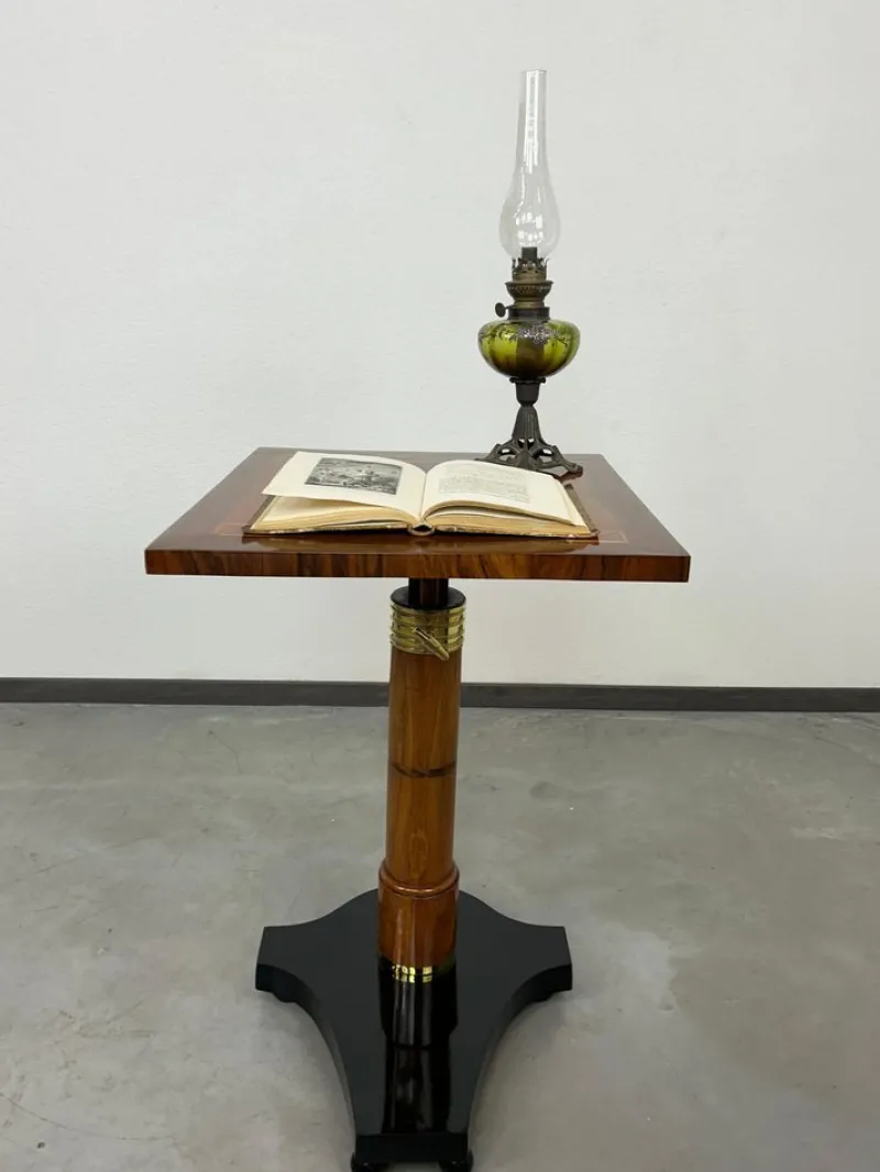 Online Pamono Adjustable Writing Table with Adam and Eve Inlay