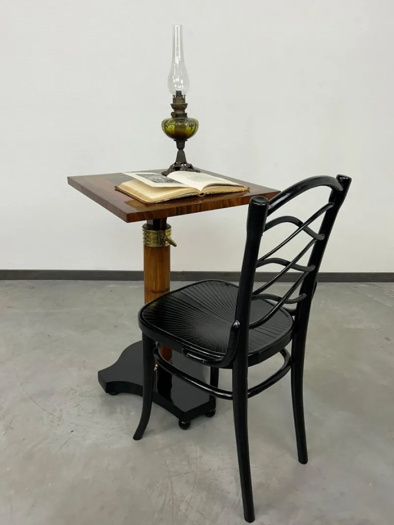 Online Pamono Adjustable Writing Table with Adam and Eve Inlay