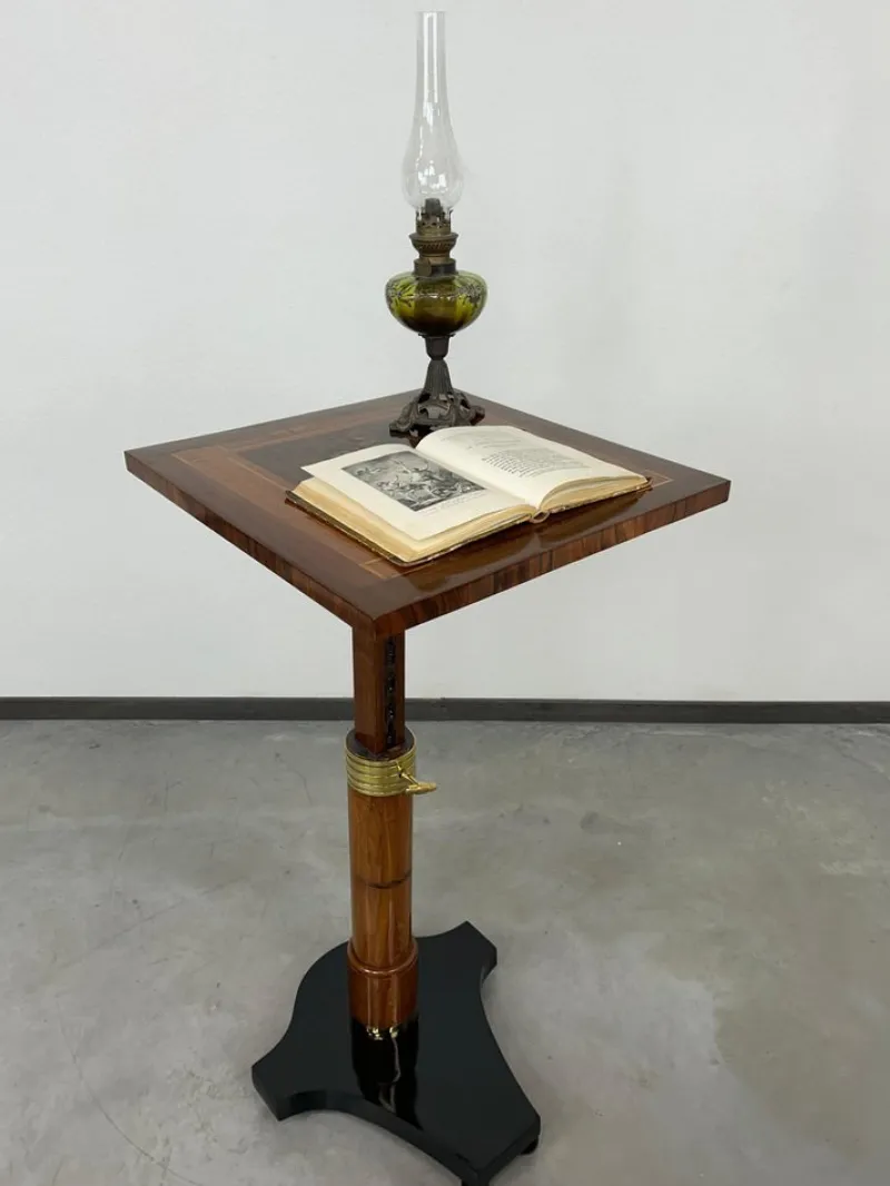 Online Pamono Adjustable Writing Table with Adam and Eve Inlay