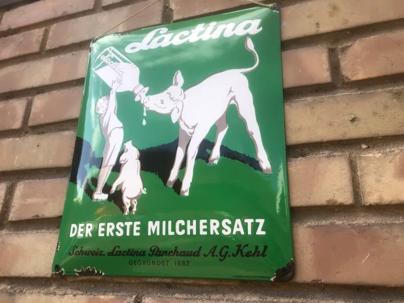 Pamono Advertising Sign from C. Robert Dold, 1920s> Wall Decor