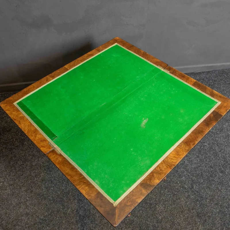 Pamono Aesthetic Movement Card Table in Walnut> Game Tables