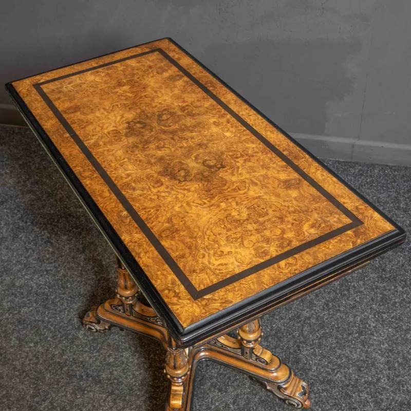 Pamono Aesthetic Movement Card Table in Walnut> Game Tables