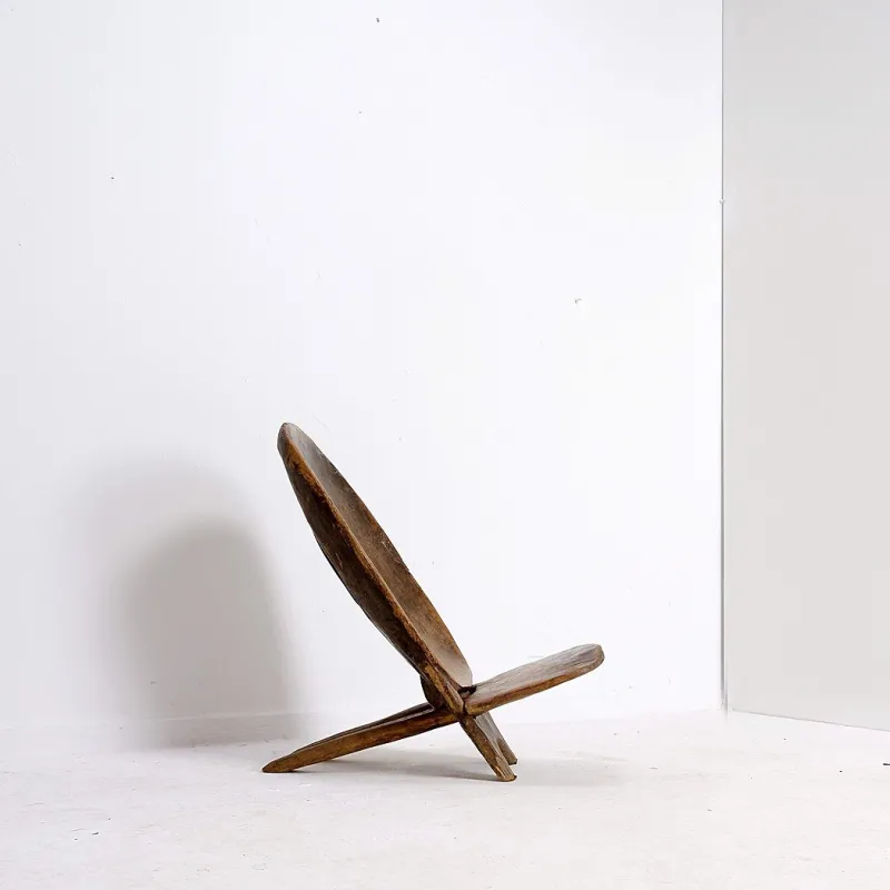 Pamono African Senufo Folding Chair> Side Chairs & Dining Chairs