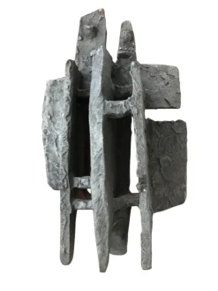 Pamono After Alicia Penalba, Brutalist Modernist Sculpture, 1955, Clay><noscript><img width=