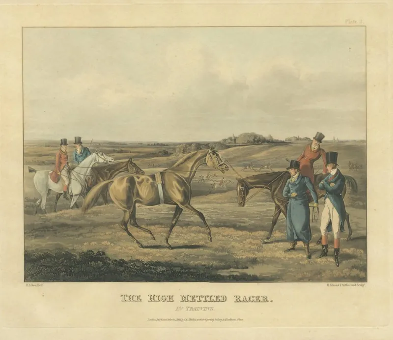 Pamono After Alken, High Mettled Racer: In Training, 19th Century, Print> Prints & Multiples