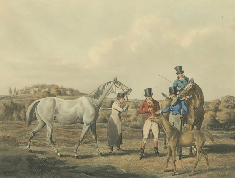 Sale Pamono After Alken, High Mettled Racer: The Foal, 19th Century, Print