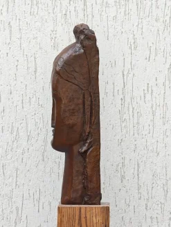 Pamono After Amedeo Modigliani, Tête de Femme, Bronze Sculpture><noscript><img width=