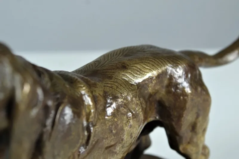 Pamono After Antoine-Louis Barye, Dachshund, 1800s, Bronze> Classical