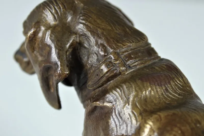 Pamono After Antoine-Louis Barye, Dachshund, 1800s, Bronze> Classical