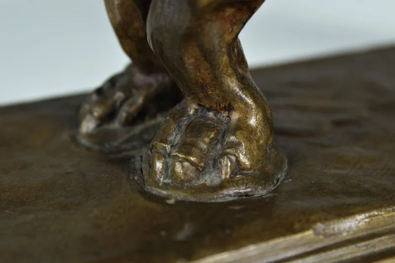 Pamono After Antoine-Louis Barye, Dachshund, 1800s, Bronze> Classical