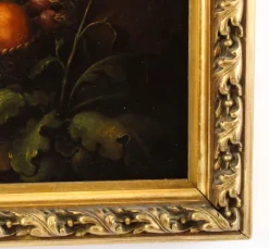 Outlet Pamono After Bartolome Esteban Murillo, Grape and Melon Eaters, Oil on Canvas, Framed