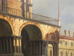 Pamono After Canaletto, Landscape of Venice, 2006, Oil on Canvas, Framed><noscript><img width=