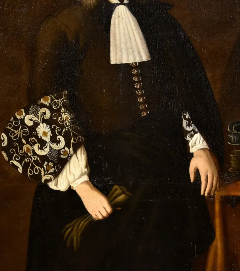 Sale Pamono After Carlo Ceresa, Portrait of Notable Giacomo Pesenti, 1660, Oil on Canvas, Framed