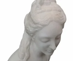 Best Pamono After Christophe Gabriel Allegrain, Venus Bathing, White Carrara Marble, 1800s