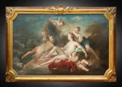 Clearance Pamono After Francois Boucher, The Toilette of Venus, 18th Century, Oil on Canvas