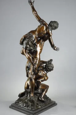 Pamono After Giambologna, Abduction of the Sabine Women, 19th Century, Large Bronze Sculpture><noscript><img width=