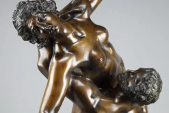 Pamono After Giambologna, Abduction of the Sabine Women, 19th Century, Large Bronze Sculpture><noscript><img width=