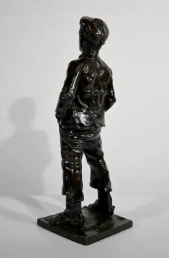 New Pamono After H. Hertzberg, Le Siffleur, 19th-Century, Bronze