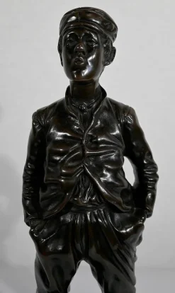 New Pamono After H. Hertzberg, Le Siffleur, 19th-Century, Bronze