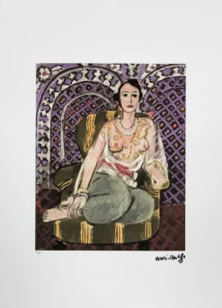 New Pamono After Henri Matisse, Odalisque, Print