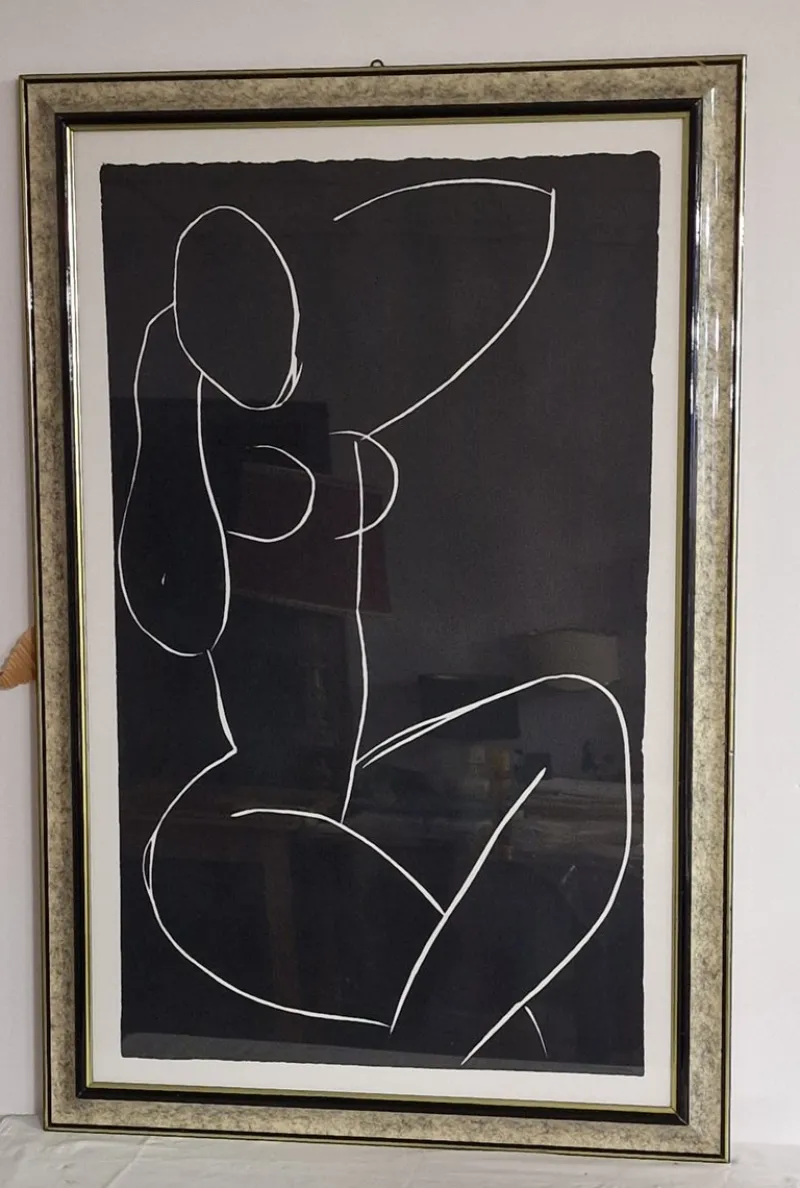 Pamono After Henri Matisse, Seated Nude, 1980s, Lithograph> Prints & Multiples