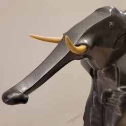 Pamono After Irénée Rochard, Art Deco Elephant, 1920s, Babbitt><noscript><img width=