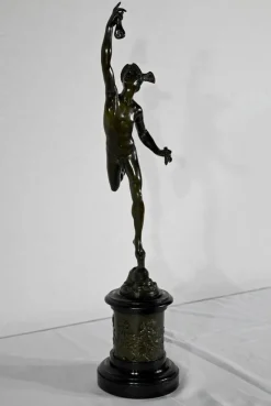 New Pamono After J. De Bologne, Mercure Volant, Late 1800s, Bronze
