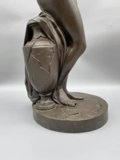 Pamono After Jean Antoine Houdon, Allegory of Winter, 1875, Bronze><noscript><img width=