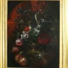 Pamono After Jean Baptiste Blain de Fontenay, Bouquet of Flowers in a Vase, 1700, Oil on Canvas, Framed> Old Masters