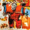 Pamono After Jean-Michel Basquiat, Composition, Limited Edition Lithograph, 1980s> Abstraction