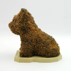Pamono After Jeff Koons, Puppy Sculpture from Guggenheim Museum Bilbao, 1998, Plastic with Dried Flowers> Sculpture