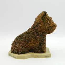 Pamono After Jeff Koons, Puppy Sculpture from Guggenheim Museum Bilbao, 1998, Plastic with Dried Flowers><noscript><img width=