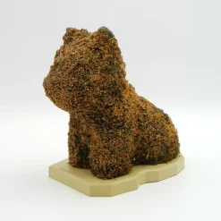 Pamono After Jeff Koons, Puppy Sculpture from Guggenheim Museum Bilbao, 1998, Plastic with Dried Flowers><noscript><img width=