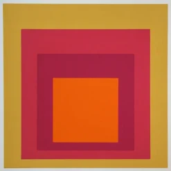 New Pamono After Josef Albers, Homage to the Square: La Tehuana, 1977, Silkscreen Print