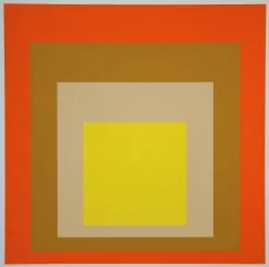 Pamono After Josef Albers, Homage to the Square: Yes Sir, 1977, Silkscreen> Prints & Multiples