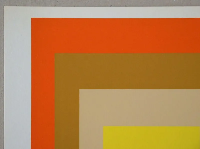 Pamono After Josef Albers, Homage to the Square: Yes Sir, 1977, Silkscreen> Prints & Multiples