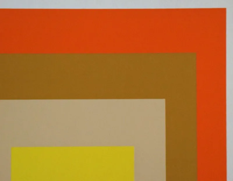 Pamono After Josef Albers, Homage to the Square: Yes Sir, 1977, Silkscreen> Prints & Multiples