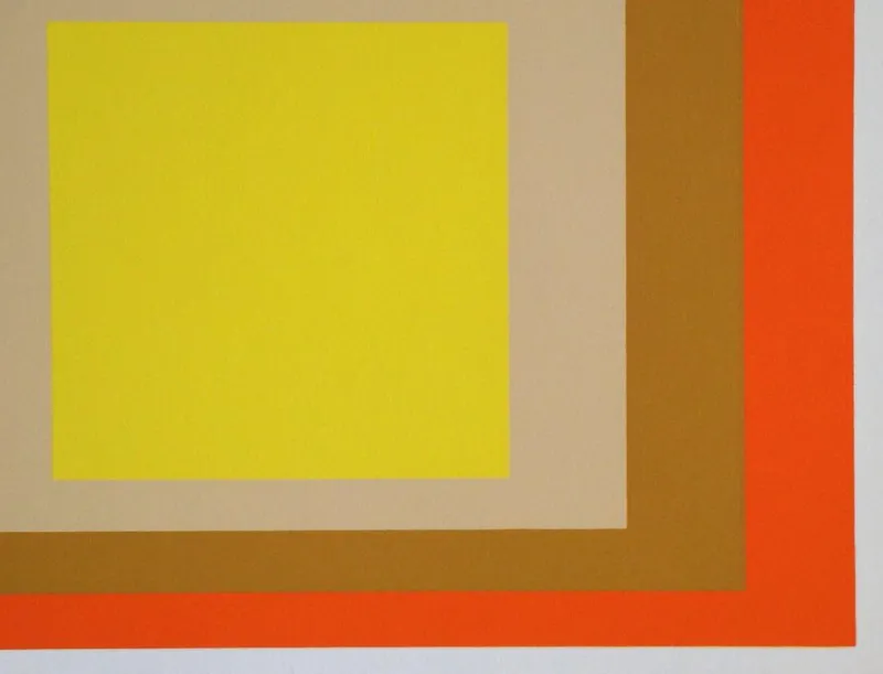 Pamono After Josef Albers, Homage to the Square: Yes Sir, 1977, Silkscreen> Prints & Multiples