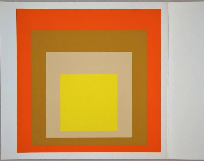 Pamono After Josef Albers, Homage to the Square: Yes Sir, 1977, Silkscreen> Prints & Multiples