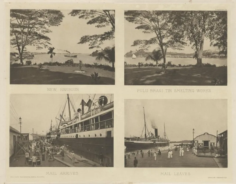 Pamono After Kleingrothe, Harbour Views of Colonial Singapore, 1907, Photographic Heliogravure> Photography