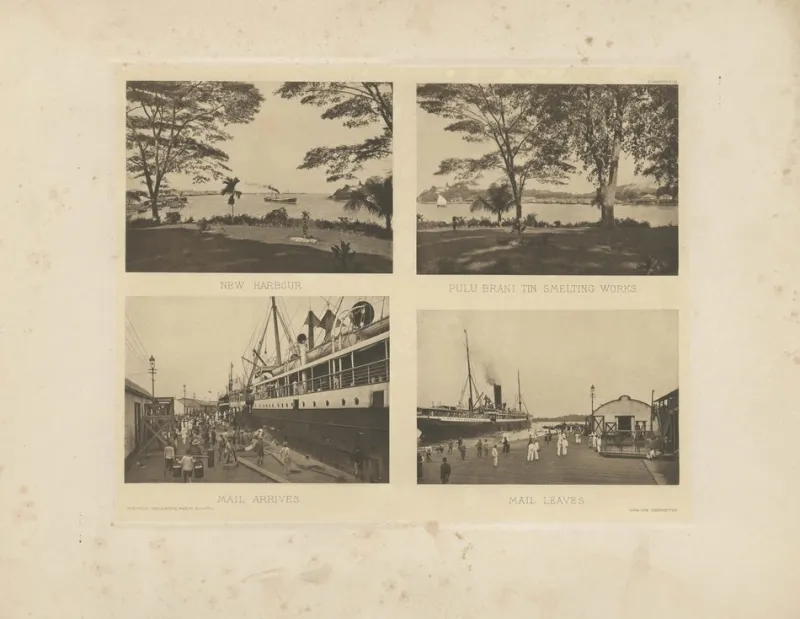 Pamono After Kleingrothe, Harbour Views of Colonial Singapore, 1907, Photographic Heliogravure> Photography