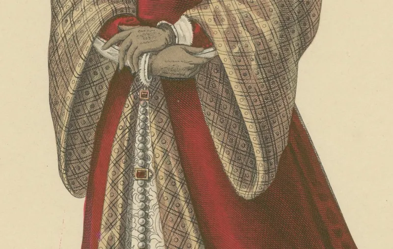 Pamono After Louis Marie Lanté, Anne Boleyn, Queen of England, Handcoloured Engraving, 1900> Prints & Multiples