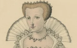 Pamono After Louis Marie Lanté, Costume of Louise De Lorraine, Queen of France, 1900, Print><noscript><img width=