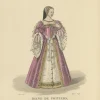 Pamono After Louis Marie Lanté, Diane De Poitiers, Mistress of Henri II, Handcoloured Engraving, 1900> Prints & Multiples