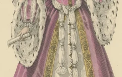 Pamono After Louis Marie Lanté, Diane De Poitiers, Mistress of Henri II, Handcoloured Engraving, 1900><noscript><img width=