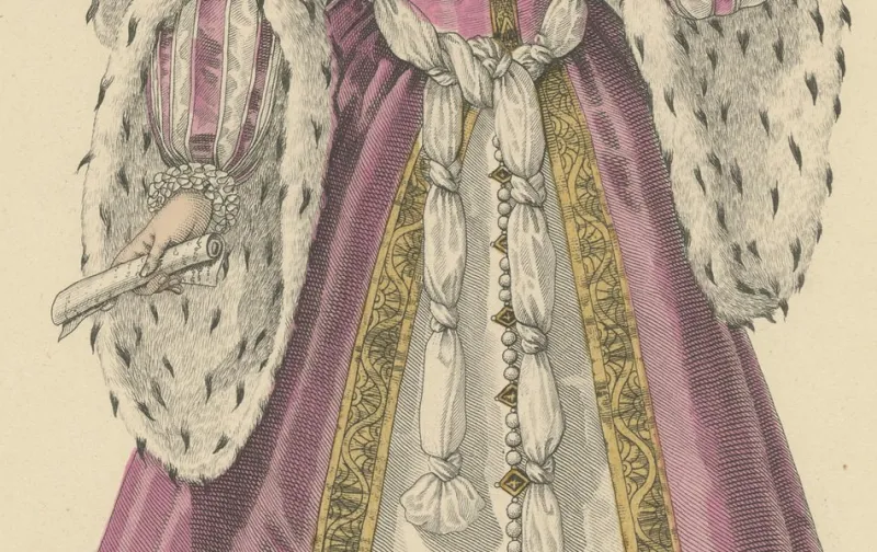 Pamono After Louis Marie Lanté, Diane De Poitiers, Mistress of Henri II, Handcoloured Engraving, 1900> Prints & Multiples