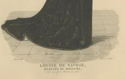 Pamono After Louis Marie Lanté, Louise of Savoy, Regent of France, Handcoloured Engraving, 1900> Prints & Multiples