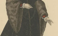 Pamono After Louis Marie Lanté, Louise of Savoy, Regent of France, Handcoloured Engraving, 1900><noscript><img width=