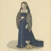 Pamono After Louis Marie Lanté, Mary of England, Queen of France, Handcoloured Engraving, 1900> Prints & Multiples